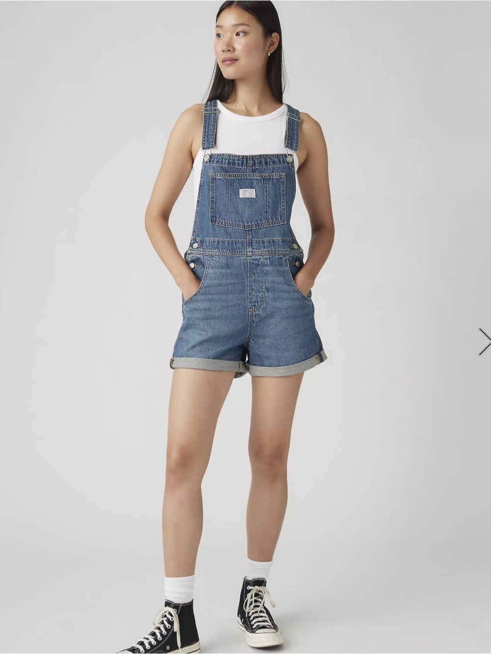 Levi’s Overalls Shorts New With Tags